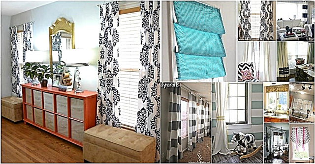 20 elegante und einfache DIY-Vorhang-Ideen, um Ihre Fenster zu verschönern