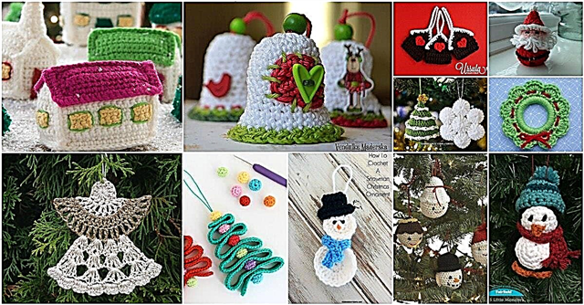 30 Easy Crochet Χριστουγεννιάτικα στολίδια για να διακοσμήσετε το δέντρο σας