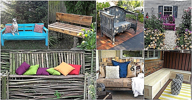 18 декоративни пейки за градина „направи си сам“, които придават топлина и комфорт на открито