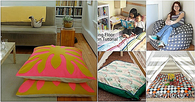 22 Easy DIY Giant Floor Μαξιλάρια και Μαξιλάρια που είναι διασκεδαστικά και χαλαρωτικά