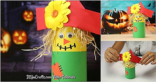 Easy DIY Paper Scarecrow Kids Craft
