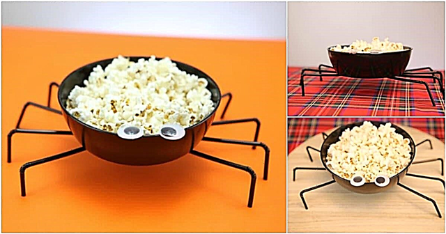 DIY Halloween Spider Bowl párty dekorácie