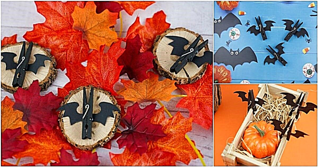 Spaß und einfache Halloween Wäscheklammer Fledermaus Dekorationen