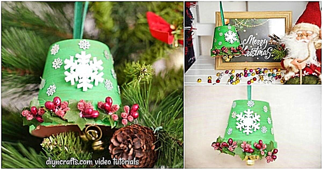 Rozkošná DIY vánoční zvonková dekorace