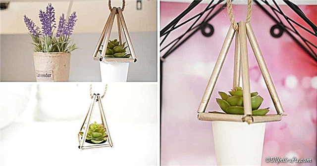 Genius Paper Straw DIY Floating Succulents Planter