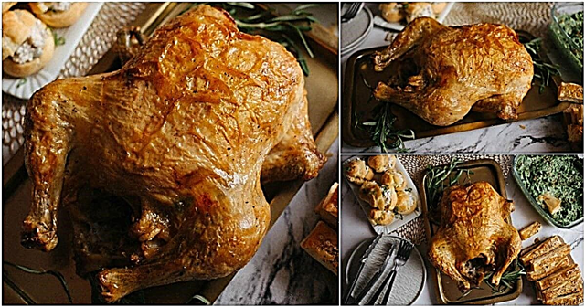 Pečený pečený rozmarýnový kuřecí recept