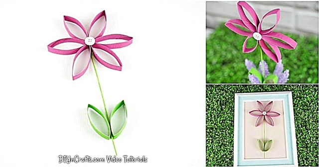Dekoratif Yeniden Kullanılmış Kağıt Rulo Çiçekler