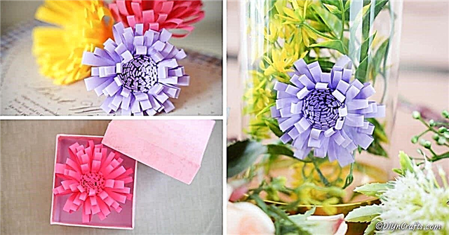 सुंदर DIY सजावटी पेपर फूल - वीडियो के साथ