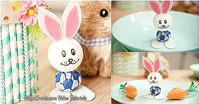 Kẹo mút dễ thương Bunny Easter Kids ’Craft