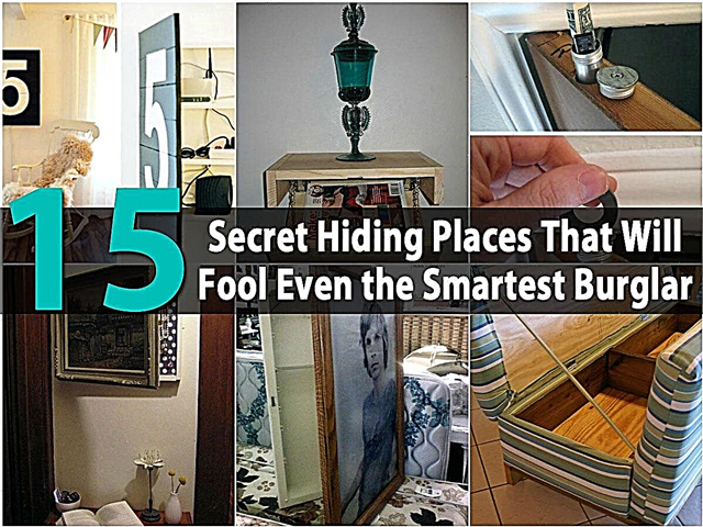 15 Tempat Menyembunyikan Rahsia Yang Akan Menipu Bahkan Pencuri Paling Pintar