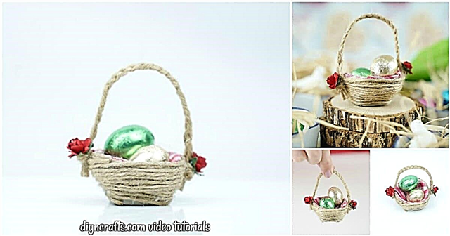 Bedårende Repurposed Egg Carton Mini Easter Basket