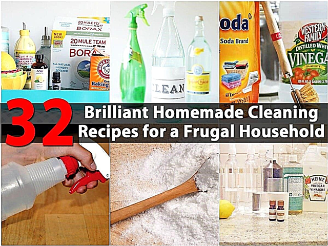 32 Сјајна домаћа рецепта за чишћење за штедљиво домаћинство