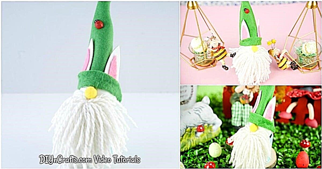 Zábavné skandinávské velikonoční vajíčko Gnome Craft