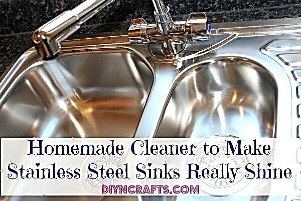 Hjemmelaget rengjøringsmiddel for å lage vasker i rustfritt stål