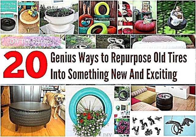 20 geniale måter å omformulere gamle dekk til noe nytt og spennende