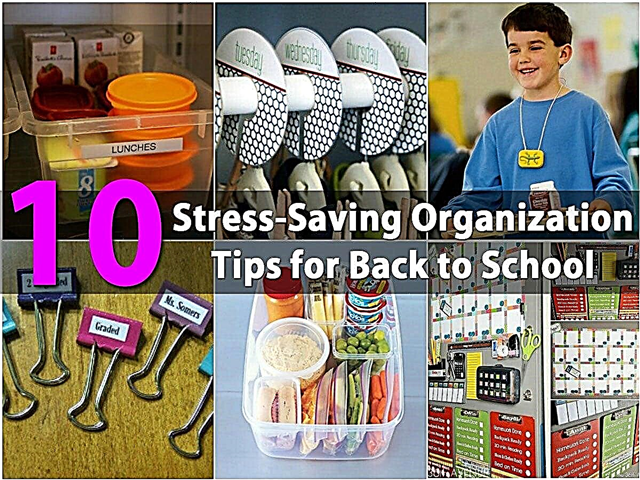 10 nasvetov za organizacijo za zmanjšanje stresa za vrnitev v šolo