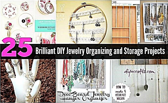 25 Brilliant DIY Jewelry Organisations- und Aufbewahrungsprojekte