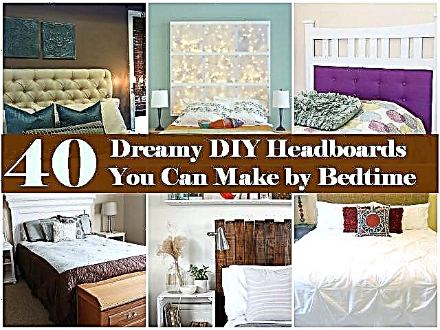 40 หัวเตียง DIY ในฝันที่คุณสามารถทำได้ในเวลานอน