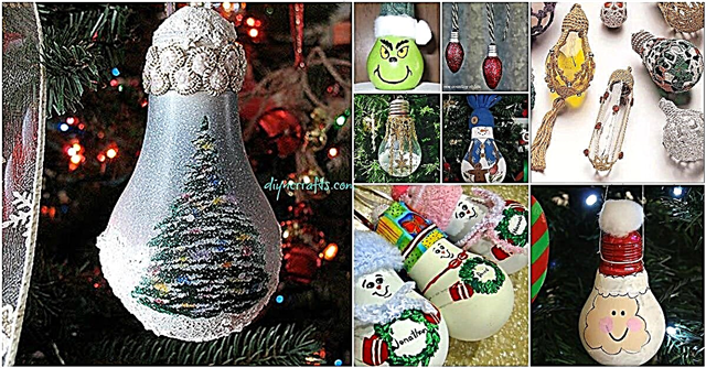 10 decoraciones y adornos de bombillas de luz navideñas increíblemente fáciles