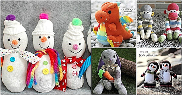 25 безнадежно очаровательных игрушек из носков, сделанных своими руками {Quick and Easy Projects}