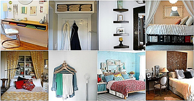 20 ideas para ahorrar espacio y organizar proyectos para maximizar su dormitorio pequeño