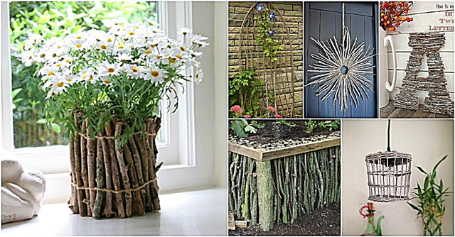 25 de proiecte de casă și grădină DIY ieftine și ușoare, folosind bastoane și crenguțe