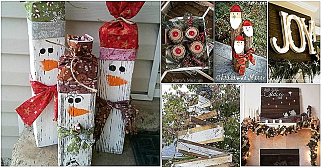 25 decorazioni natalizie in legno di recupero per aggiungere fascino rustico alla tua casa