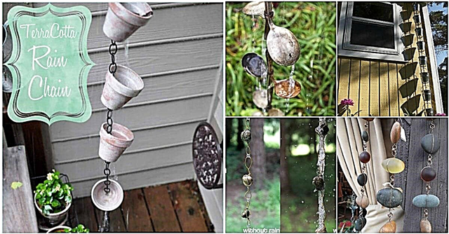 15 lanțuri simple de ploaie DIY care adaugă fleață dramatică în aer liber