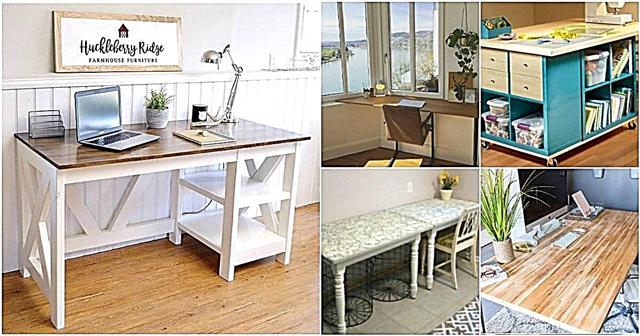 50 dekorativa DIY-skrivbordslösningar och planer för varje rum