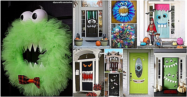 30 monster dörrar och monster kransar för att hälsa trick-or-Treaters denna Halloween