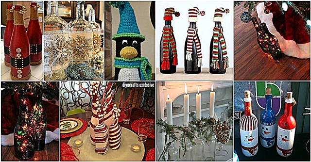 20 świątecznych łatwych rzemiosł na butelki wina do dekoracji domu wakacyjnego