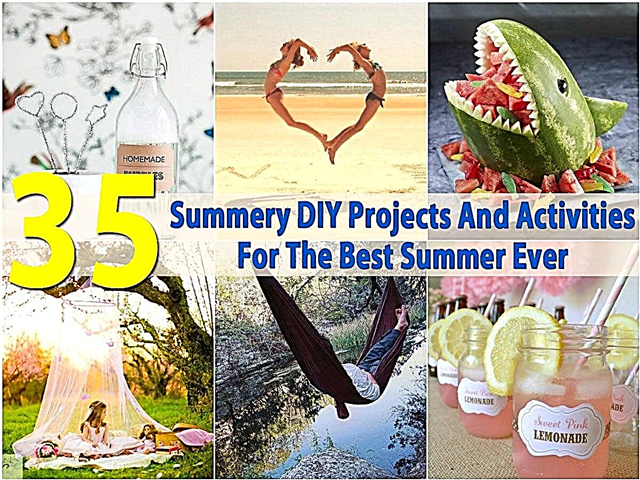 35 โครงการและกิจกรรม DIY Summery สำหรับฤดูร้อนที่ดีที่สุดตลอดกาล