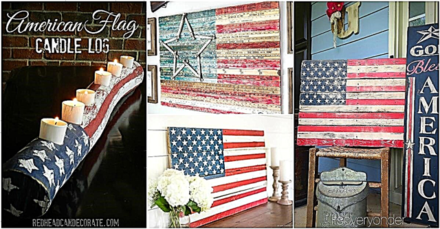 20 DIY rustika trä fjärde juli dekoridéer för att visa din patriotiska stolthet