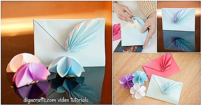 Διακοσμητική χειροτεχνία χαρτιού φακέλου Origami {Video Tutorial}