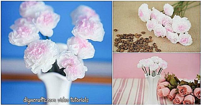 Magnifiques fleurs en papier de soie bricolage - avec vidéo