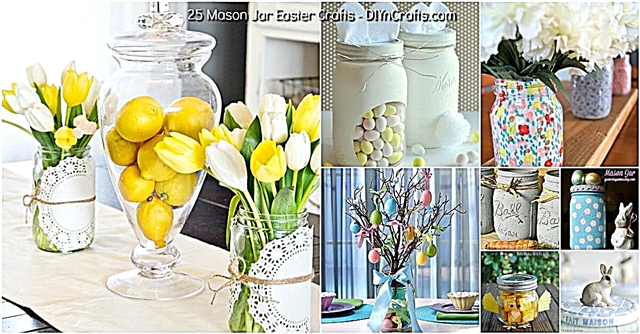 25 Mason Jar húsvéti kézműves ajándék, lakberendezés és még sok más