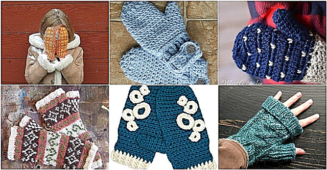 30 модели на топли и уютни ръкавици, които можете да плетете или плетете на една кука днес