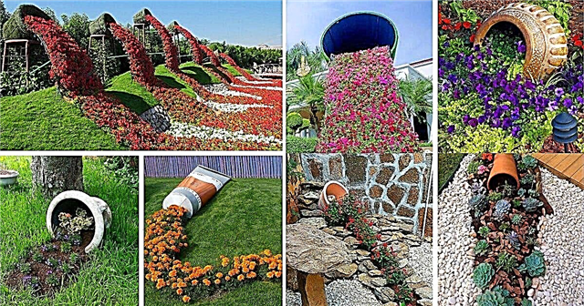 25 потрясающих идей о пролитых цветочных горшках для вашего газона и сада