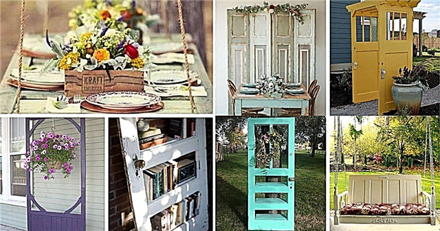 42 façons rustiques de décorer avec de vieilles portes {Maison et jardin}